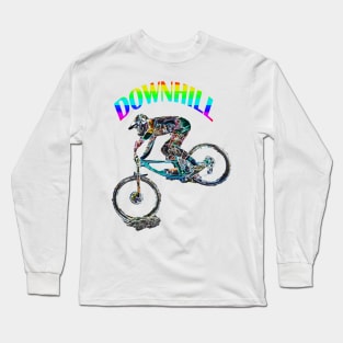 mtb downhill Long Sleeve T-Shirt